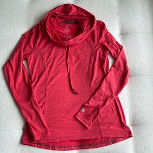 Marika Long Sleeve Hooded Shirt Size Small